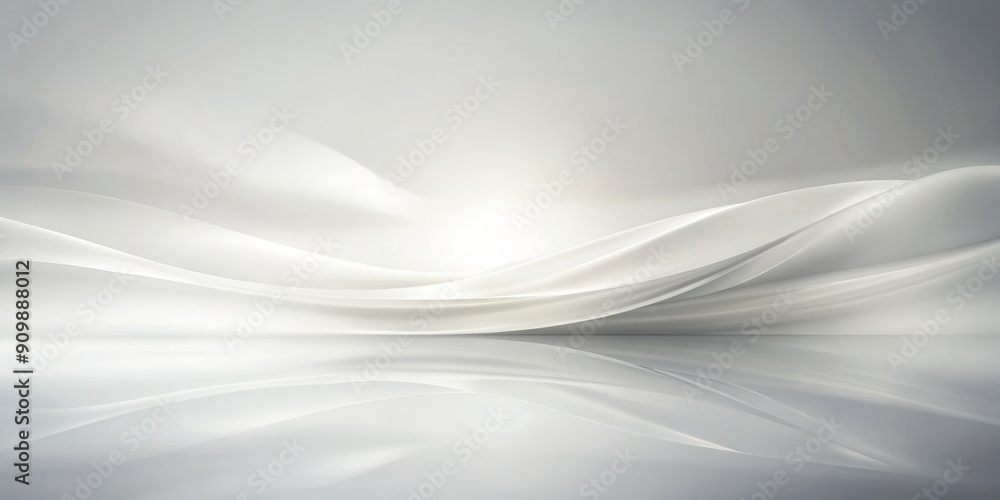 Poster elegant abstract blank background features a soft white and grey gradient design transitioning to a 