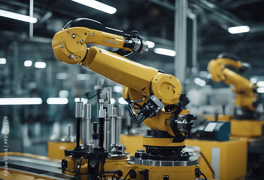 Poster smart process engineer machine automation gital operation technology factory 4th manufacturing digit