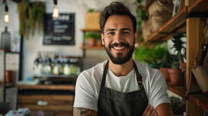 Fototapeta premium Successful small business owner