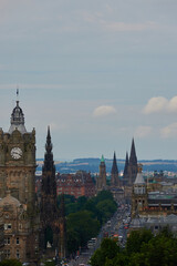 Obraz premium Stunning Edinburgh Architecture in August