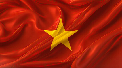 Fototapeta premium vietnamese flag for national Day or Independence Day of vietnam