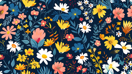 Obraz premium flower pattern