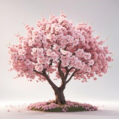 벚꽃나무 한그루