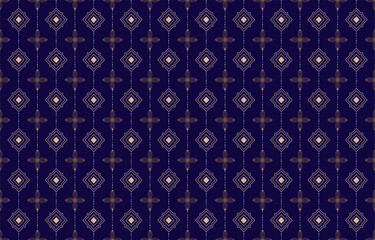 Aztec motifs vector seamless pattern design. Background illustration of a tribal pattern template element