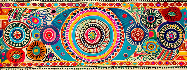 Women's digital scarf design for digital prints, Elegant Persian Floral Carpet Design.