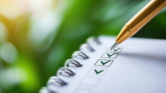 A to-do list with items being checked off, productivity and organization