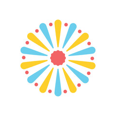 Fireworks vector icon