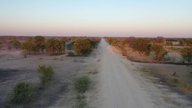 Cunene dirt road Angola Africa