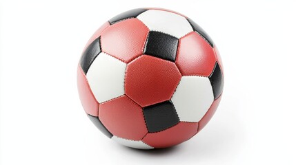 Naklejka premium Soccer ball, Football, isolated on white background, full depth of field