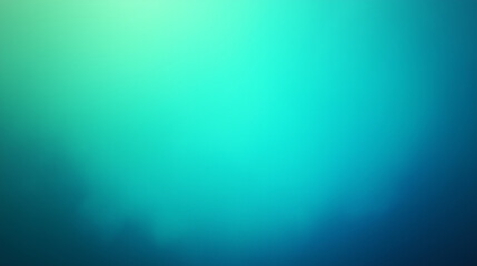 Obraz premium Blurry Gradient Turquoise to Blue Abstract Background