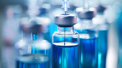 Vaccination services with focused vials set up for community health outreach in october