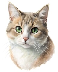 Obraz premium drawing of a cat
