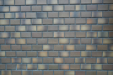 Gray brick wall texture background of building