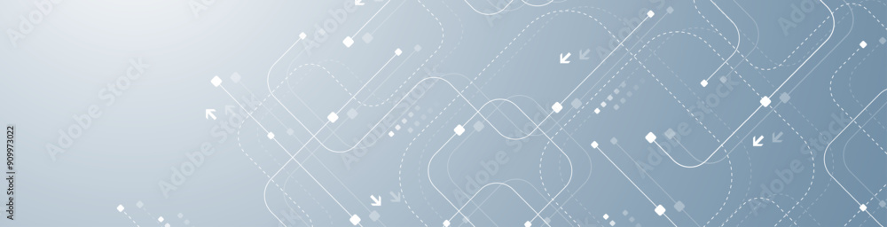Poster Abstract background with technology circuit board texture. Modern electronic motherboard texture. Engineering and communication concept for header, web banner, website, presentation.