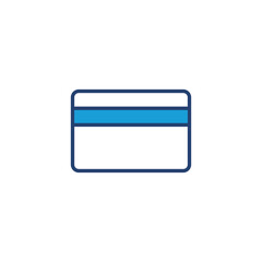 Credit card icon vector. Credit card payment icon vector