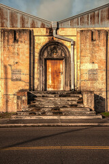 old abandoned building