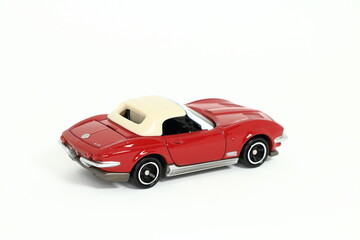 luxury sports car, copen, red, die cast car, toy car