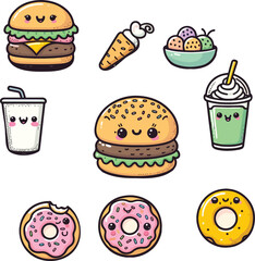 design should be simple yet engaging, making it perfect for  children's colorful food