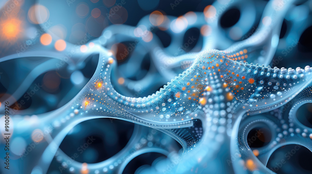 Poster explore an ultra-clear digital artwork featuring an intricate fractal pattern, showcasing infinite c