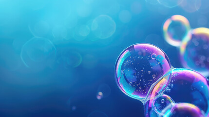 Explore the intricate surface of a soap bubble captured in stunning detail, showcasing vibrant colors and textures in this macro photograph.