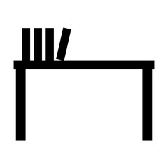 black and white table