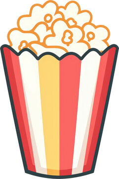 recommend clip art: Popcorn in a box