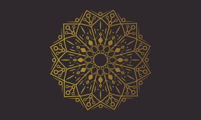 Luxury  Decorative Floral Mandala Design Template vector art illustration background