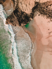 waterfall in the desert