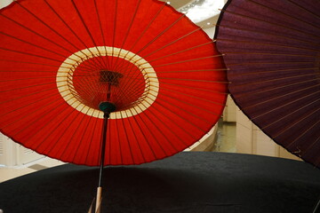 Image of Japan, Colorful Japanese Traditional Umbrella called Bangasa - カラフルな番傘 日本の伝統