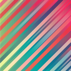 Dynamic Striped Background with a Vibrant Color Shift