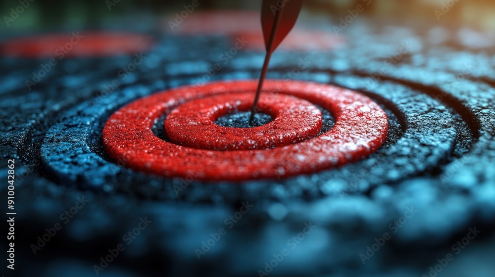 Poster marketing online with content targeting: a detailed 3d render of content targeting techniques, inclu