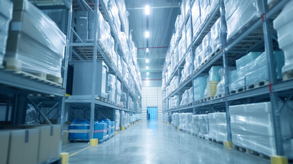 Obraz premium Warehouse/cold storage with good cold storage effect