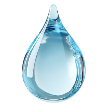 recommend clip art: Glossy light blue droplet with smooth surface and round shape on a transparent background clipart