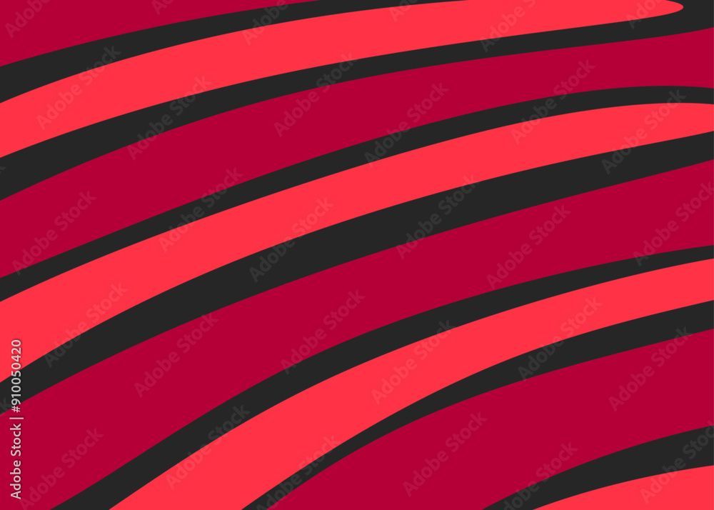 Poster simple background with gradient wavy lines pattern