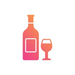 Wine vector icon