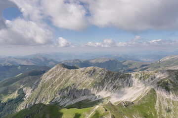 Fototapeta premium Sassatelli ridge at Terminillo range, Rieti, Italy