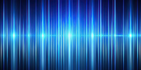 Luminous parallel lines on a blue background resembling a photonegative art wallpaper , glowing, abstract, geometric