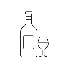 Wine vector icon