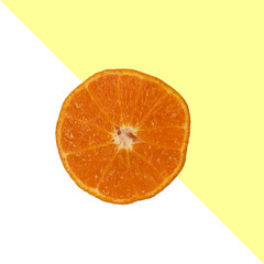 orange isolated on white background