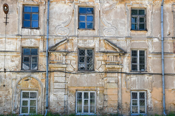 View at an old building of Vilnius on Lithuania