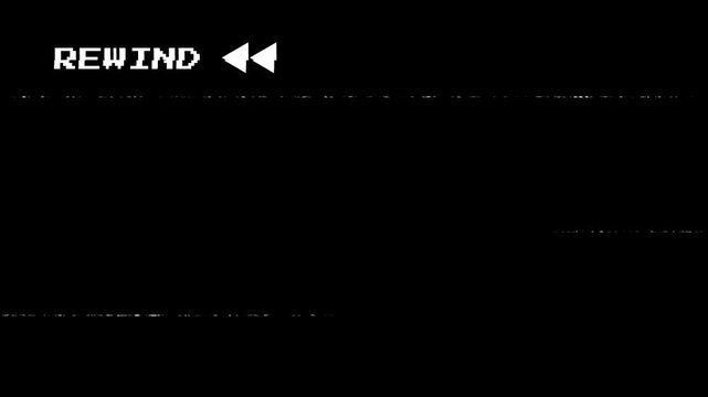 Rewind FIlm overlay with apha channel background