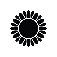 Sunflower vector icon