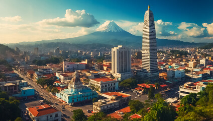 Fototapeta premium Capital city of Guatemala