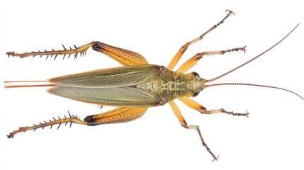 A Dorsal View of a Brown Cricket