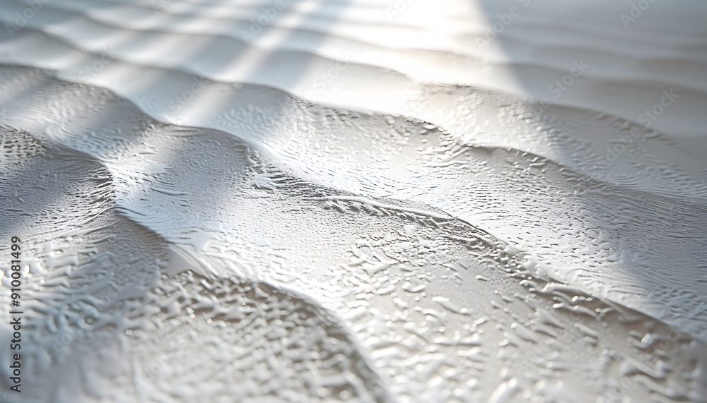 Poster abstract waves and sunlight. abstract background with soft, flowing waves and sunlight cast a delica