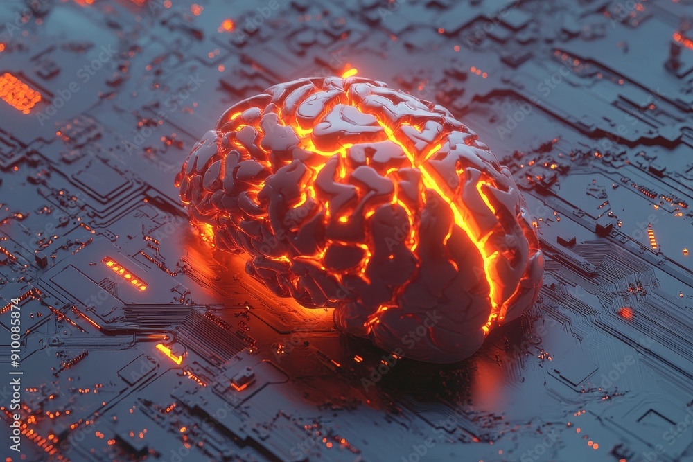 Poster the neural circuit and electronic cyber brain in a quantum computing system, the stock technology co