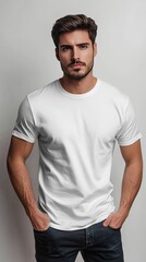 White blank T-shirt mockup | T-shirt | Mockup