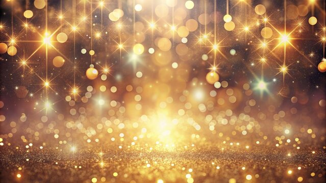 Glittering vintage lights background with a retro feel, glitter, vintage, lights, background, sparkly, retro, bokeh