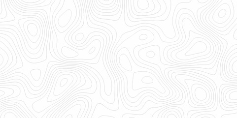 Abstract topographic map patterns, topography line map. The black on white contours topography stylized height of the lines. cotour map and line terrain path. Linear graphics. Vector illustration.