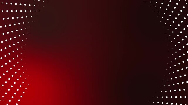 Gradient red background. White circles on red background create a swirling pattern. modern design for intro video. 4K. looping video animation	